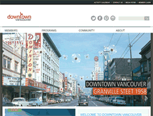 Tablet Screenshot of downtownvancouver.net